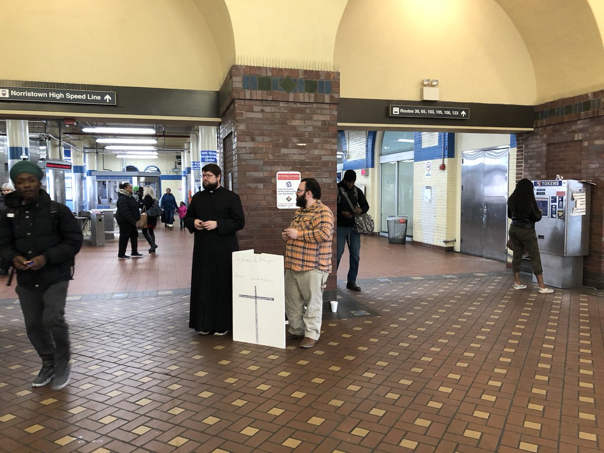 #AshesToGo at 69th St Station in Upper Darby