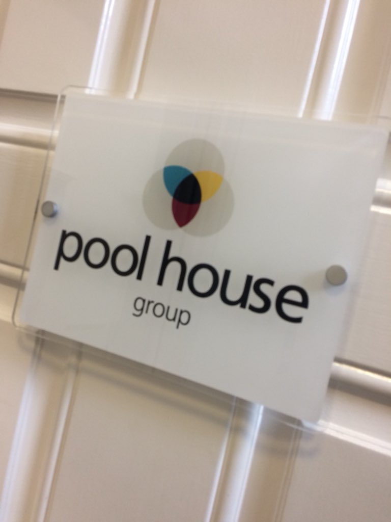 sign_tek's tweet image. Door signage supplied and installed for @PoolHouseGroup in #Lichfield