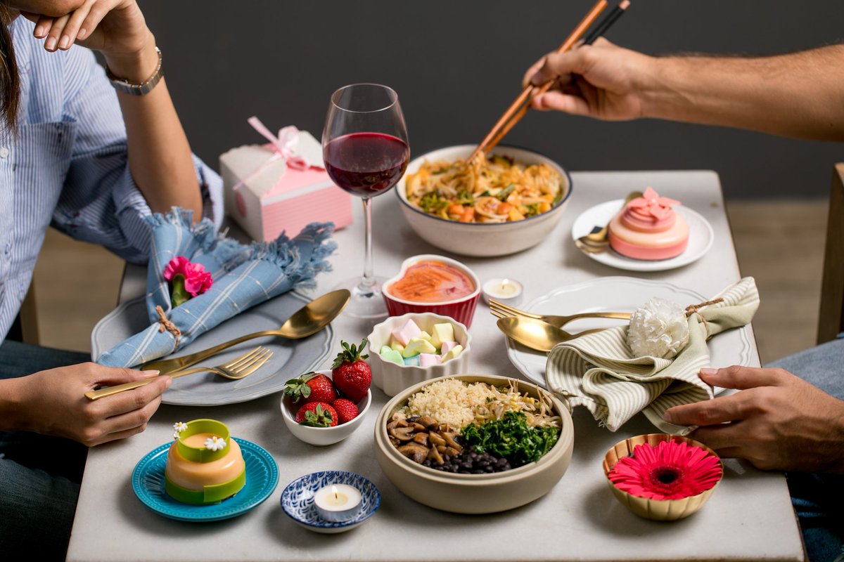 SproutGourmet's tweet photo. The most romantic day of the year is here and we couldn’t be more excited! Thank you @pratishthakhan for helping us set up this fabulous #TableForTwo that makes for the perfect date-night this #ValentinesDay!
Order from Zomato, Swiggy or Scootsy and celebrate with your beloved. https://t.co/xrt74cwhzj
