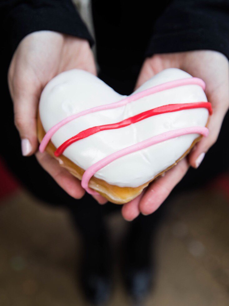 My heart is in your hands. #valentinesdonut #limitedquantities bit.ly/1RXpsO1