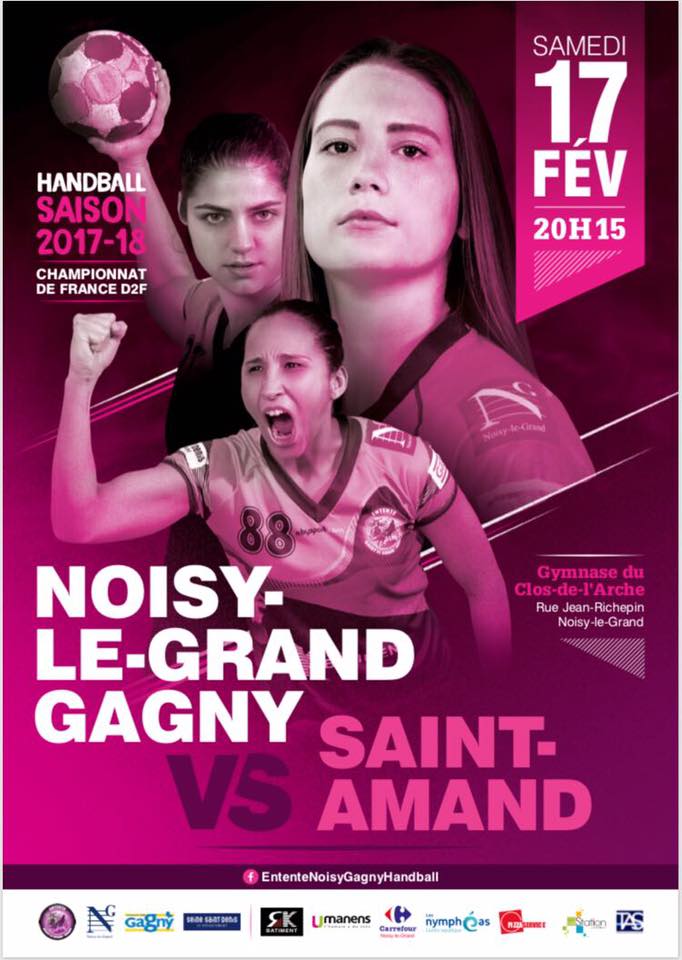 #D2F #J13
Après de longues semaines d'absence nos Louves sont de retour au Clos de l'Arche !
<a href="/NLGG_handball/">Noisy/Gagny handball</a> vs @HBCSA_PH c'est ce samedi à 20h15 !!!
On compte sur vous pour mettre le feu 🔥🔥
Gooooo les Louves 🐺