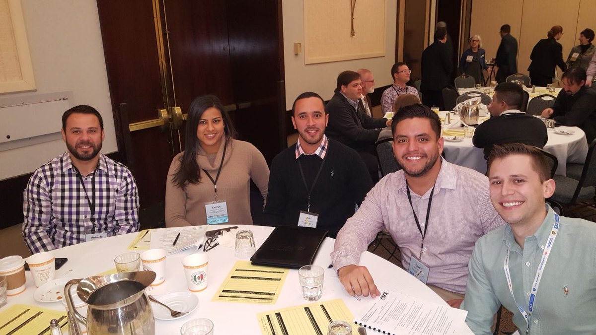 EACConsulting's tweet photo. EAC’s Evelyn Rodriguez, PE, Daniel Giraldo, and Michael Saxe, EI participated in the 2018 ASCE Multi-Region Leadership Conference for Regions 1, 2, 4 &amp; 5. These passionate young engineers are all members of the ASCE Young Member Group. We are so proud of you guys! https://t.co/0SHVFCL9LA