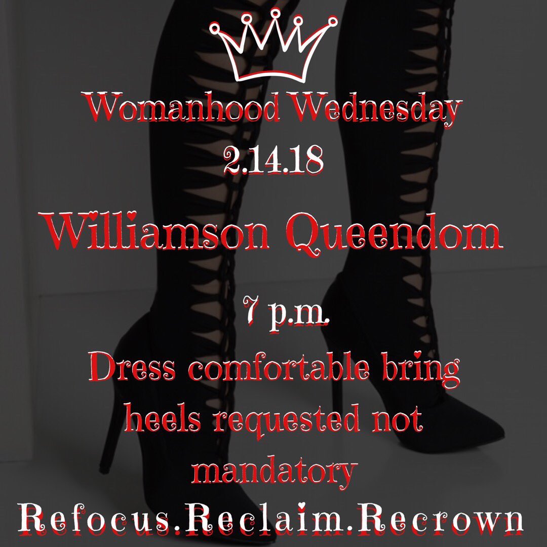 CSUFreshmen's tweet photo. Womanhood Wednesday, today @ 7 PM. Be there! https://t.co/y0tgdcTWq1