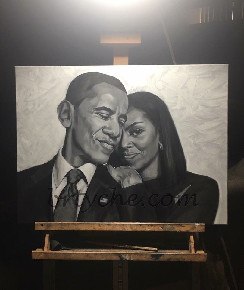 brtyche's tweet photo. #ObamaPainting #ObamaPortrait #ObamaPortraits #Obama #ObamaPainting #OBAMA PORTRAIT #MichelleObama #MichelleObamaPortrait https://t.co/SOiqQx9MLp