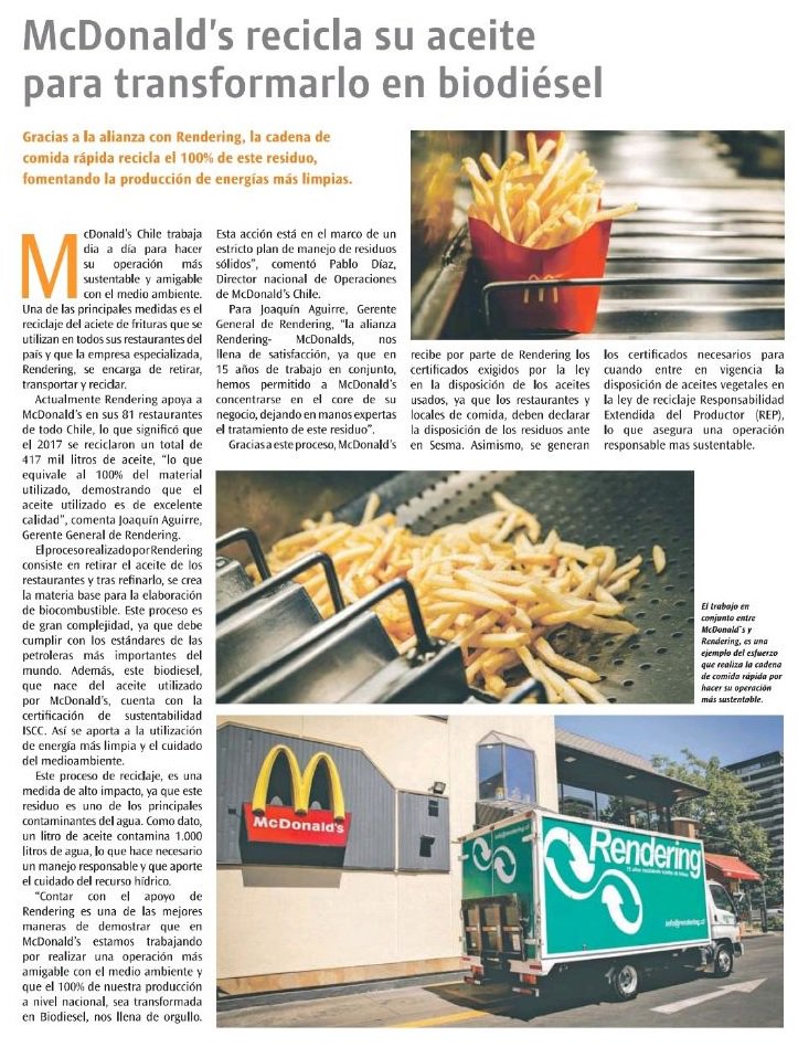 RenderingChile's tweet photo. Hoy en @pulso_tw junto a @McDonalds_Cl contribuimos a cuidar el #MedioAmbiente
Preocupados por el entorno, reciclamos en conjunto el #aceite de freir que usamos #reciclaje #cuidemoselagua #McDonalds https://t.co/IkhtpordTi