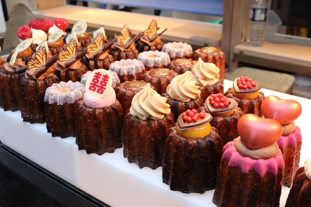 oldspitalfields's tweet photo. Picture perfect canelé from @BabelleUK with special boxes to take home for Valentine’s and Chinese New Year #babelle #oldspitalfieldsmarket  #valentinesday #chinesenewyear https://t.co/fX0rnt1ioF