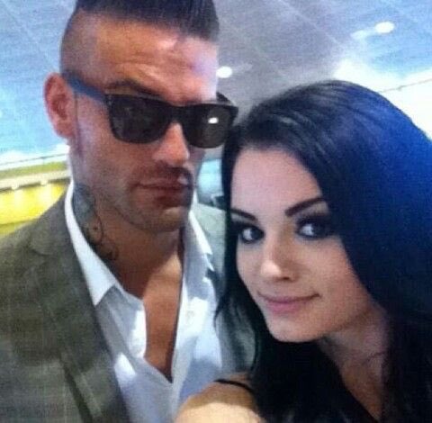 WWE_Graves13's tweet photo. #HappyValentinesDay to my one and only love. Saraya. @PaigeOfScreams she's a woman whom I couldn't live without. Thanks baby for being mine. Every year. Oh and technically this counts as you being my #WCE too https://t.co/AlLKIuUss4