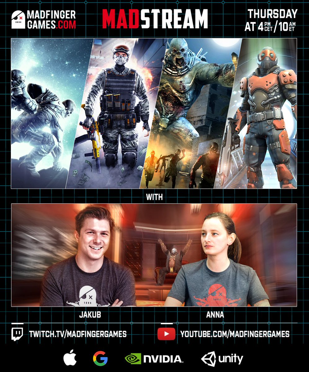 MADFINGERGames's tweet image. Stream is coming! 
Ask us anything, we will try to answer all your questions live tomorrow.
#MADstream #ShadowgunLegends
