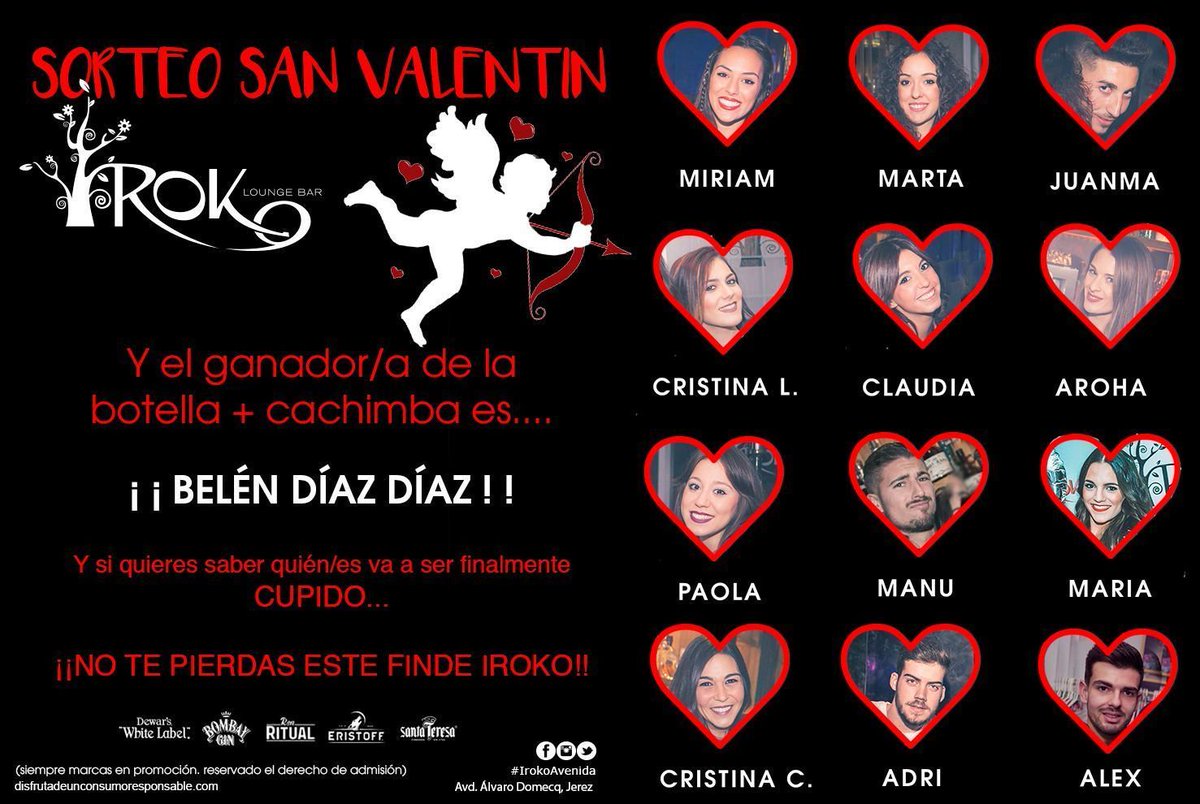 IrokoAvenida's tweet photo. OS RECOMENDAMOS QUE NO OS PERDÁIS ESTE FINDE EN #IROKOAVENIDA 😂😂😂🤣🤣💘💘💘💘💘💘💘💘

¡Enhorabuena a la ganadora! 😉💘

#Jerez #SanValentin #Cupido #QueFluyaElAmor #FelizSanValentin https://t.co/VRxlOkOnhA