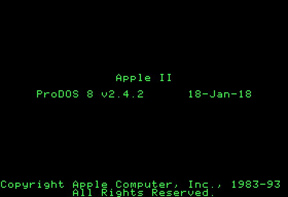 tooloudtoowide's tweet image. It&apos;s amazing that people like  @JBrooksBSI still support #AppleII #AppleIIGS by developing operating system for it. #ProDOS forever.