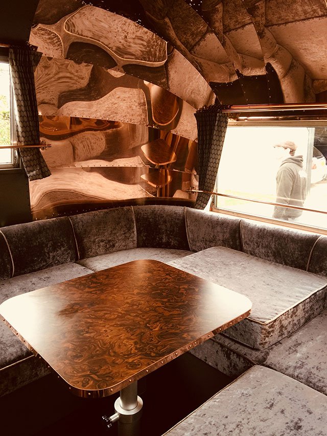 Another Airstream project finished and off to its new home - a copper-themed 1960s Tradewind: arcairstreams.co.uk/blog/2018/02/1…