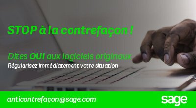 SageNorthAfrica's tweet photo. Vous utilisez un #Logiciel #piraté ? Attention, vous encourez de graves risques techniques, financiers et juridiques. Restez vigilant! https://t.co/90IAvXyHSY