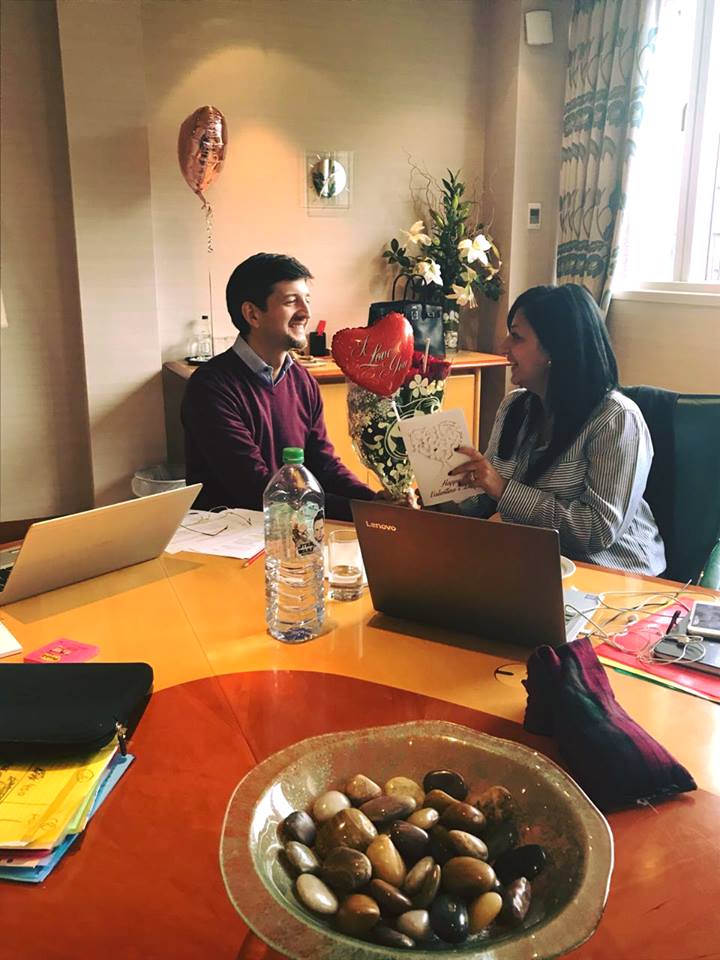 MarcusdeMaria's tweet photo. Happy Valentine's Day to my love Mudrika 🌹❤️ We hope yours is as beautiful as ours (minus the work laptops) 🎉 https://t.co/CJ1nHXGsRr