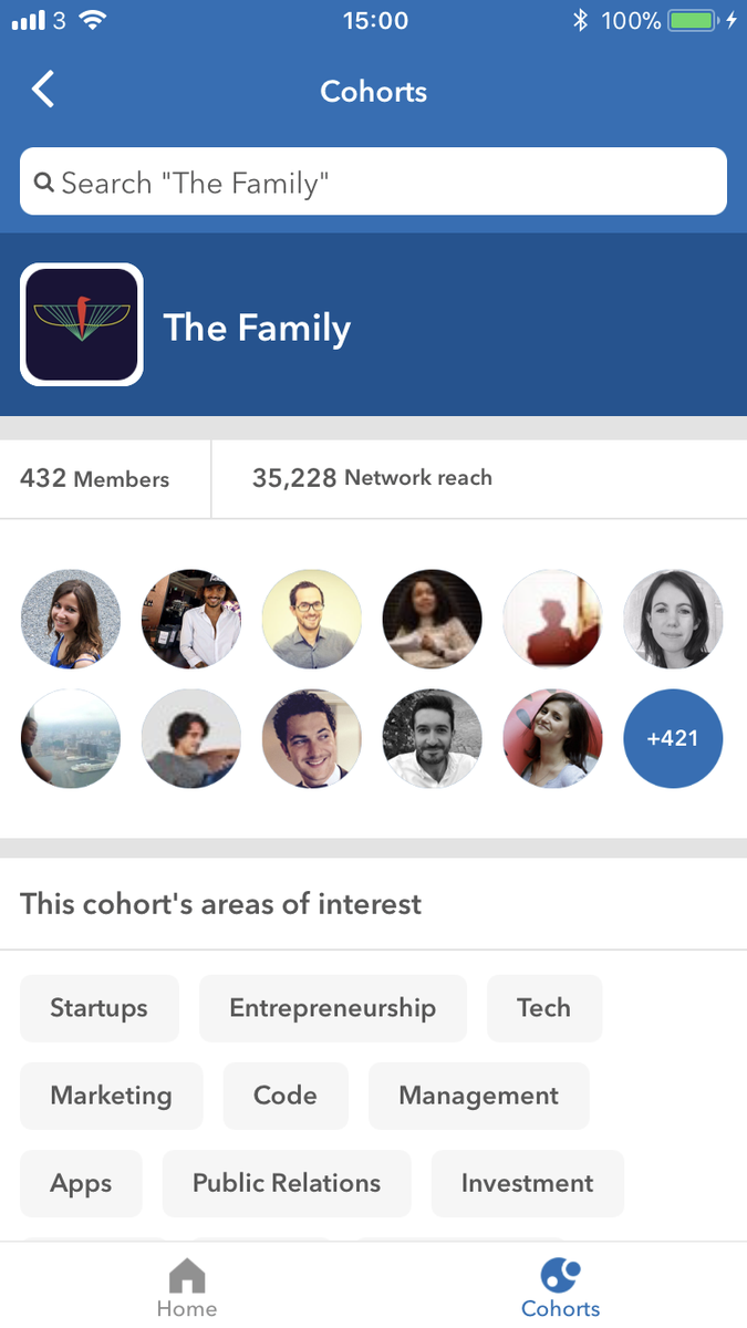 EamonLeonard's tweet photo. Here's an overview @_TheFamily's network. Any founder who is a member, can browse or search this network for help on @CohortHQ. 

If you lead a team, organisation or community and want realise its untapped potential (hiring, advice, intros) register here: https://t.co/oxhZY6XOWm https://t.co/6yv0Za7sap