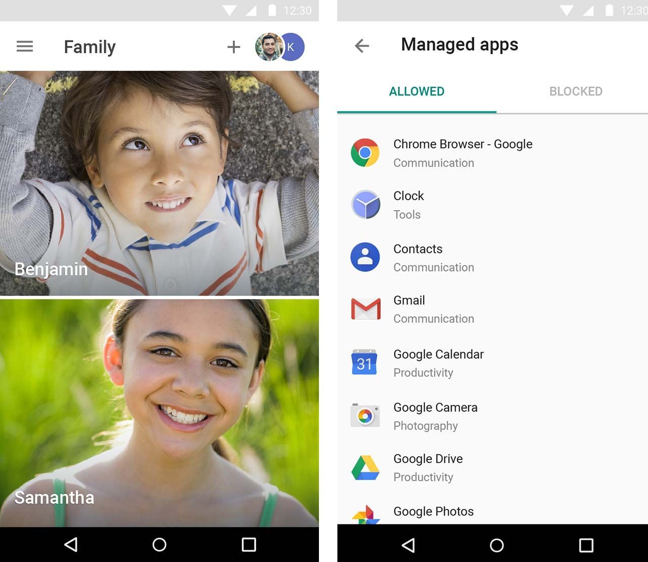 Фотографию приложения Family link
