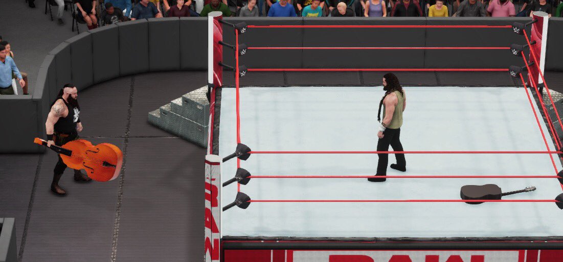 WWEAznBlusuazn's tweet photo. Who’s ready to #WalkWithBraun in @WWEgames #WWE2k18 ?
#BraunStrowman #WWE #WWERAW #bassguitar or #cello ? #wwe2kcreations #retweet #share #videocomingsoon
#subscribe https://t.co/TBTtMbxLkA https://t.co/qRXP3BKnTE