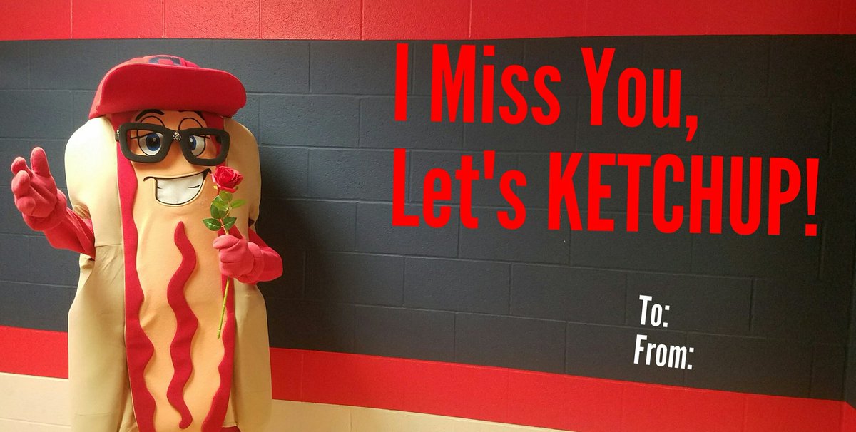 CleHotDogs's tweet photo. Happy #ValentinesDay Tribe fans! Stay glued to our twitter today as we bring you very special Hot Dog #ValenTribes cards! πβΎπ https://t.co/GynuwldXM2