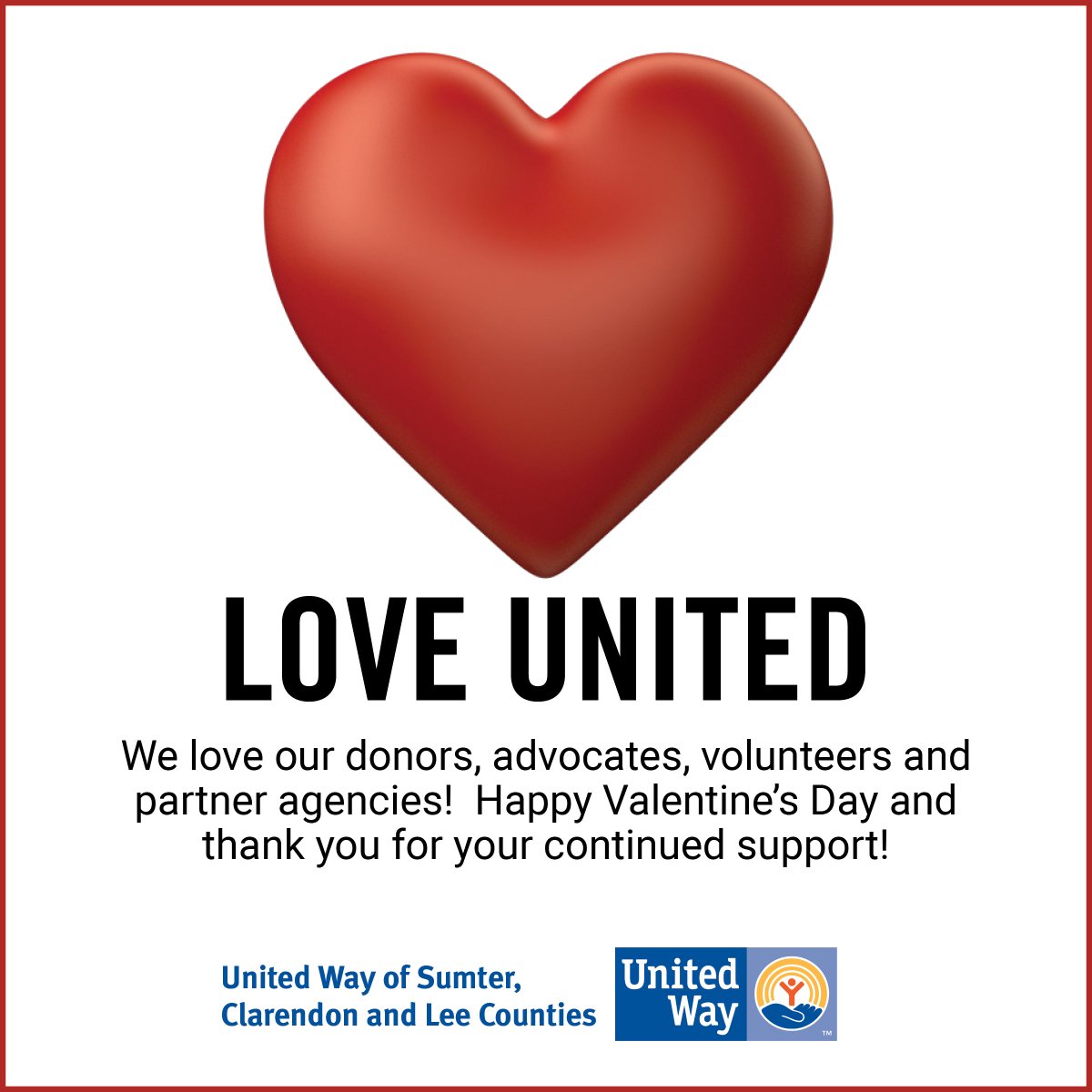 Happy Valentine's Day!  #LIVEUNITED