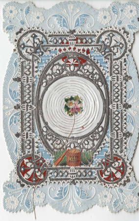 mtholyoke's tweet photo. Esther Howland, who graduated from #MountHolyoke Female Seminary (now MHC) in 1847 became known as the “Mother of the American #Valentine”. About this valentine via @ASCatMHC: cloth & lace Valentine card made by #EstherHowland, "Hope and Success" ca. 1870s https://t.co/hvdPXVAp0V https://t.co/nPohMZuOhx