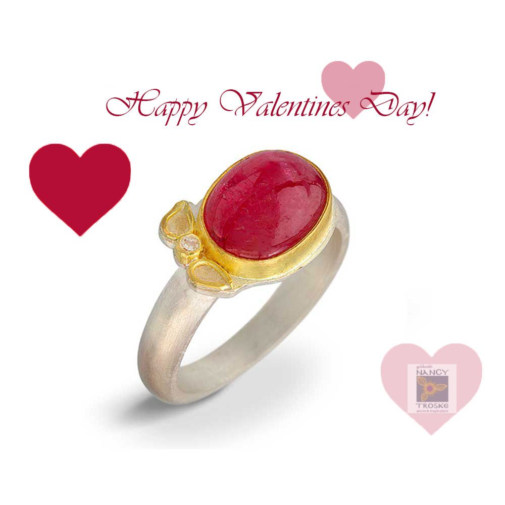 nancytroske's tweet photo. Happy Valentines Day! #rubyrings #rubycabochons #granulation #22k #22karatgold #smalldiamonds #goldenleaves #valentinesday #redforlove #redforpassion #goldsmith #artjewelry #handmaderings #ancientinspiration #ancienttechniques #highkaratgold #goldandsilvercombinationjewelry https://t.co/zKq62kV9vo
