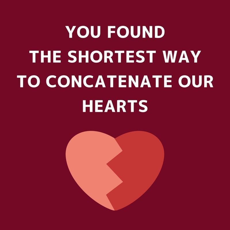uptechteam's tweet photo. Wish you pure love without bugs😍

💗 #ValentineCards for #developers by @uptechteam 💗 #ValentinesDay #Valentines  #iosdev #AndroidDev #loveandcode #concatenate #Programming #love #LoveIsInTheAir #tech #concat https://t.co/32lcVcHuHY