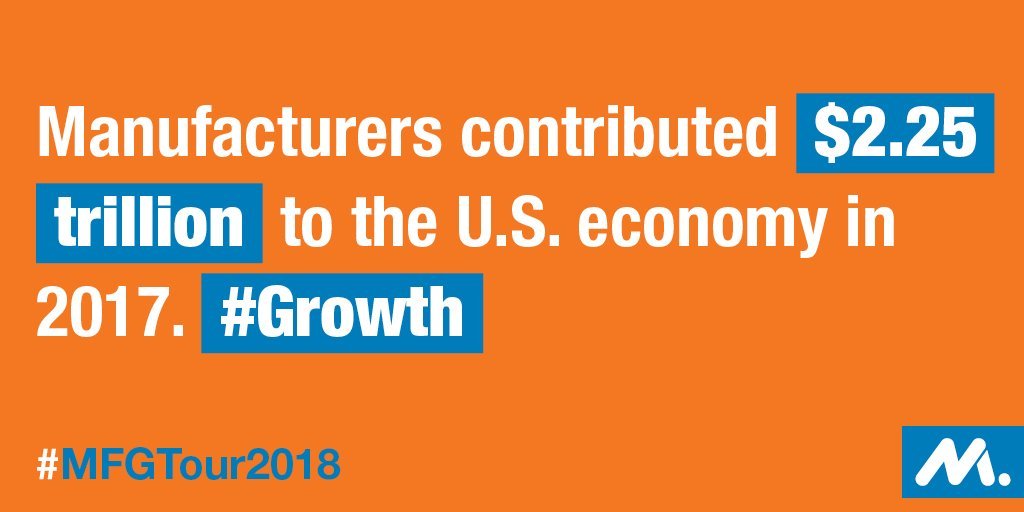 HouseMfgCaucus's tweet photo. The #MFGTour2018 is giving America’s manufacturing workers a platform to share their stories and highlight our incredible manufacturing industry. Looking forward to hearing from them! @ShopfloorNAM https://t.co/KkTP3g43mT https://t.co/6zZeXlMJLc