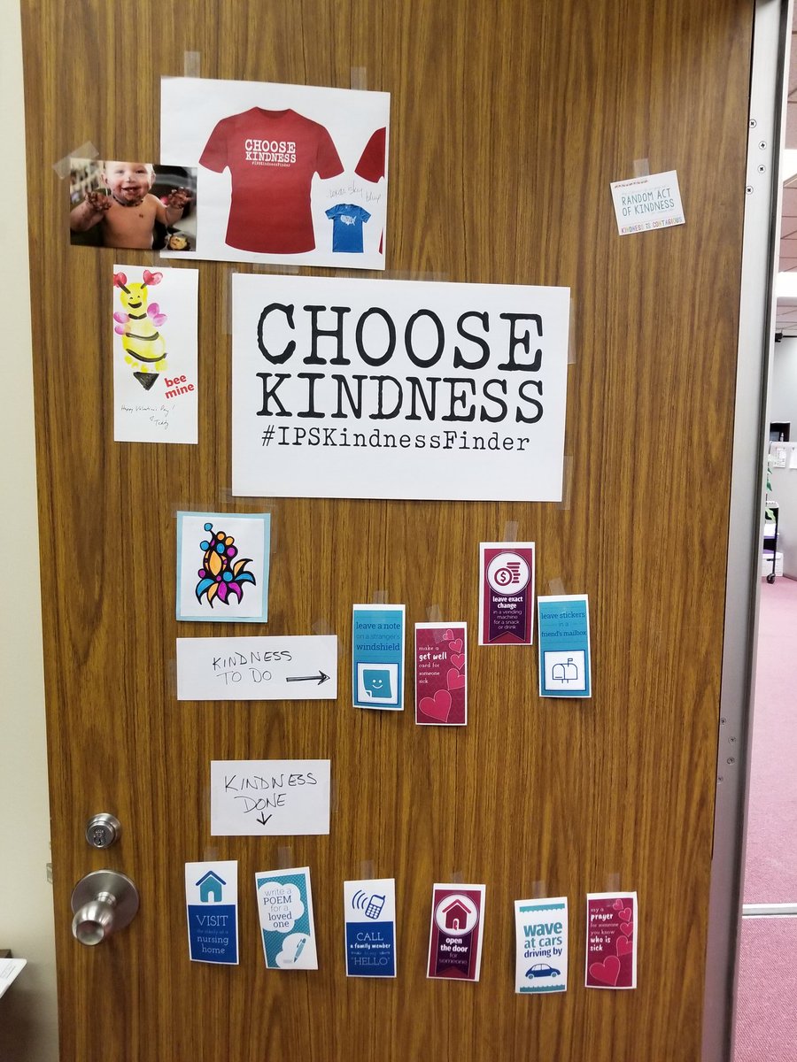 My kindness door...come on in! #IPSKindnessFinder @IPS_StudentSvcs