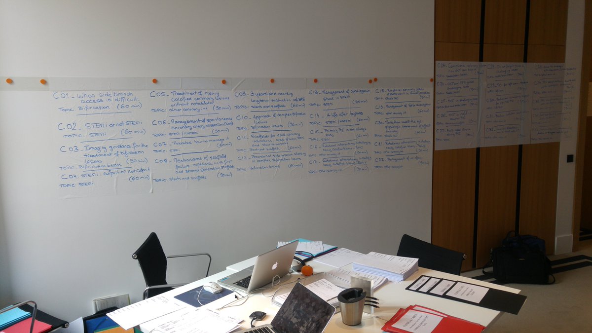 PCRonline's tweet photo. Preparing for #EuroPCR 2018! Selection meeting in full swing @MeetingLab #interventionalcardiology #cardiotwitter https://t.co/wlF7iOLDhX