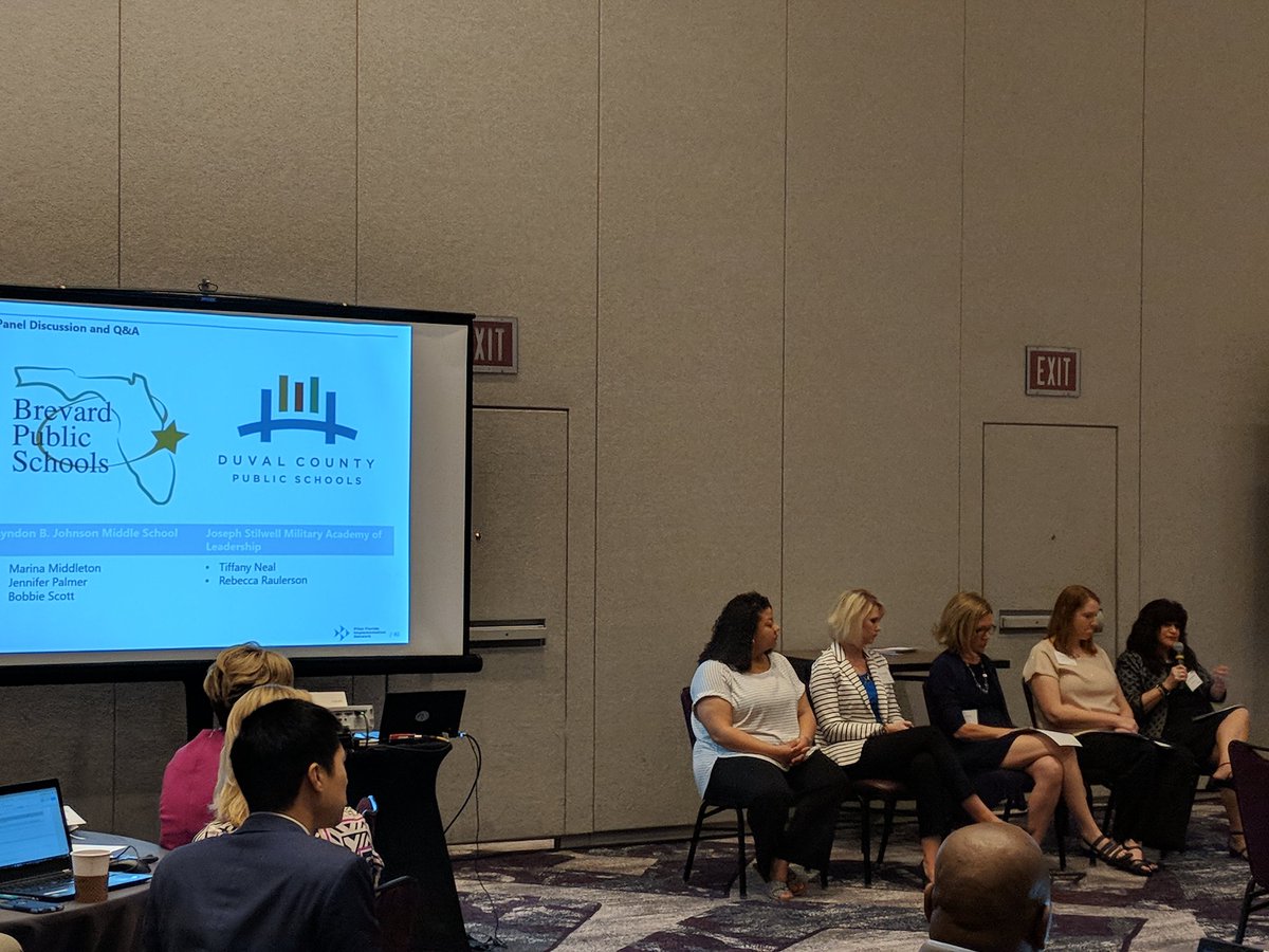 Listening to teachers and leaders from <a href="/DuvalSchools/">DCPS</a> and <a href="/BrevardSchools/">Brevard Schools</a> sharing insights &amp; lessons learned from their work to improve professional learning and ensure it's grounded in rigorous content. #materialsmatter