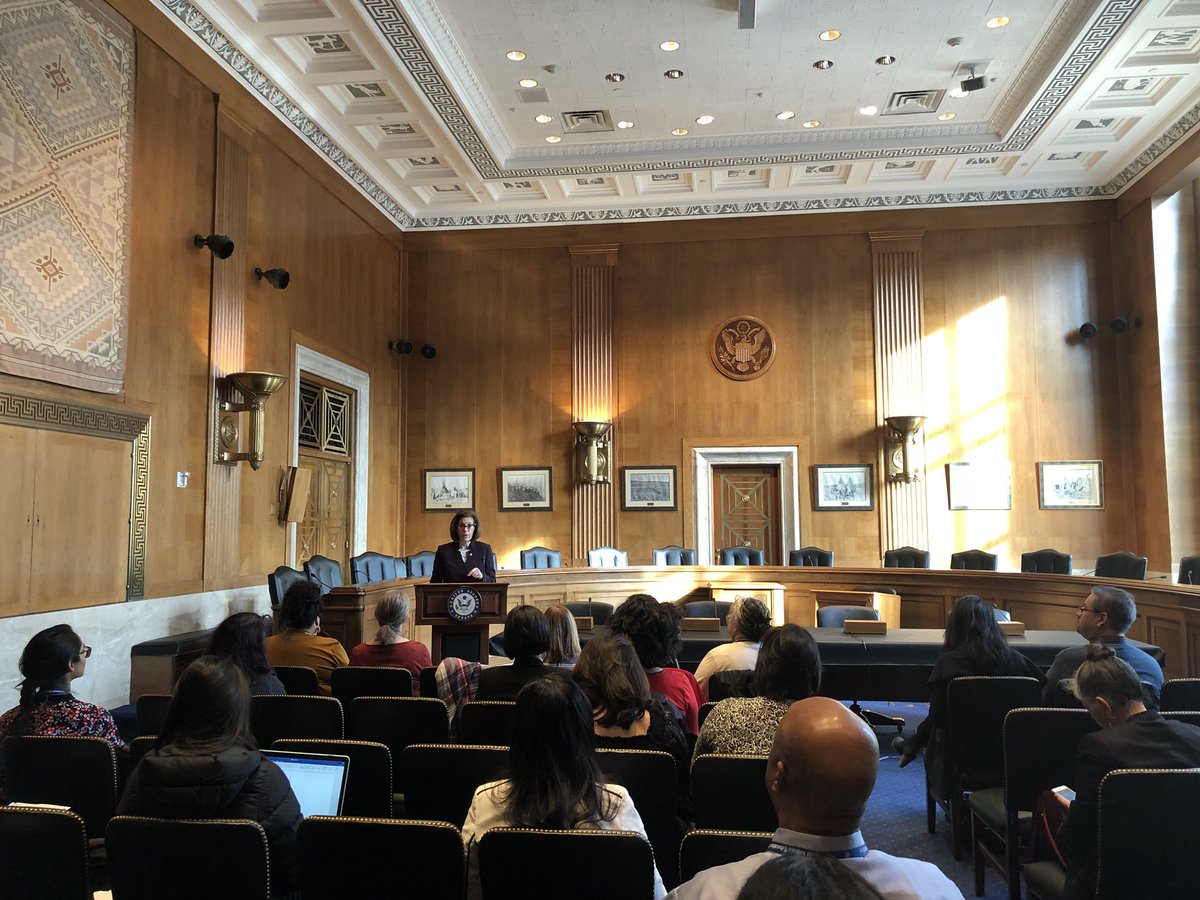 WereNIEA's tweet photo. Thank you @SenCortezMasto for speaking to #NativeEducators and for your work w/ #NativeCommunities #NativeStudents! #NIEAHillDay https://t.co/w19DgkmXcQ