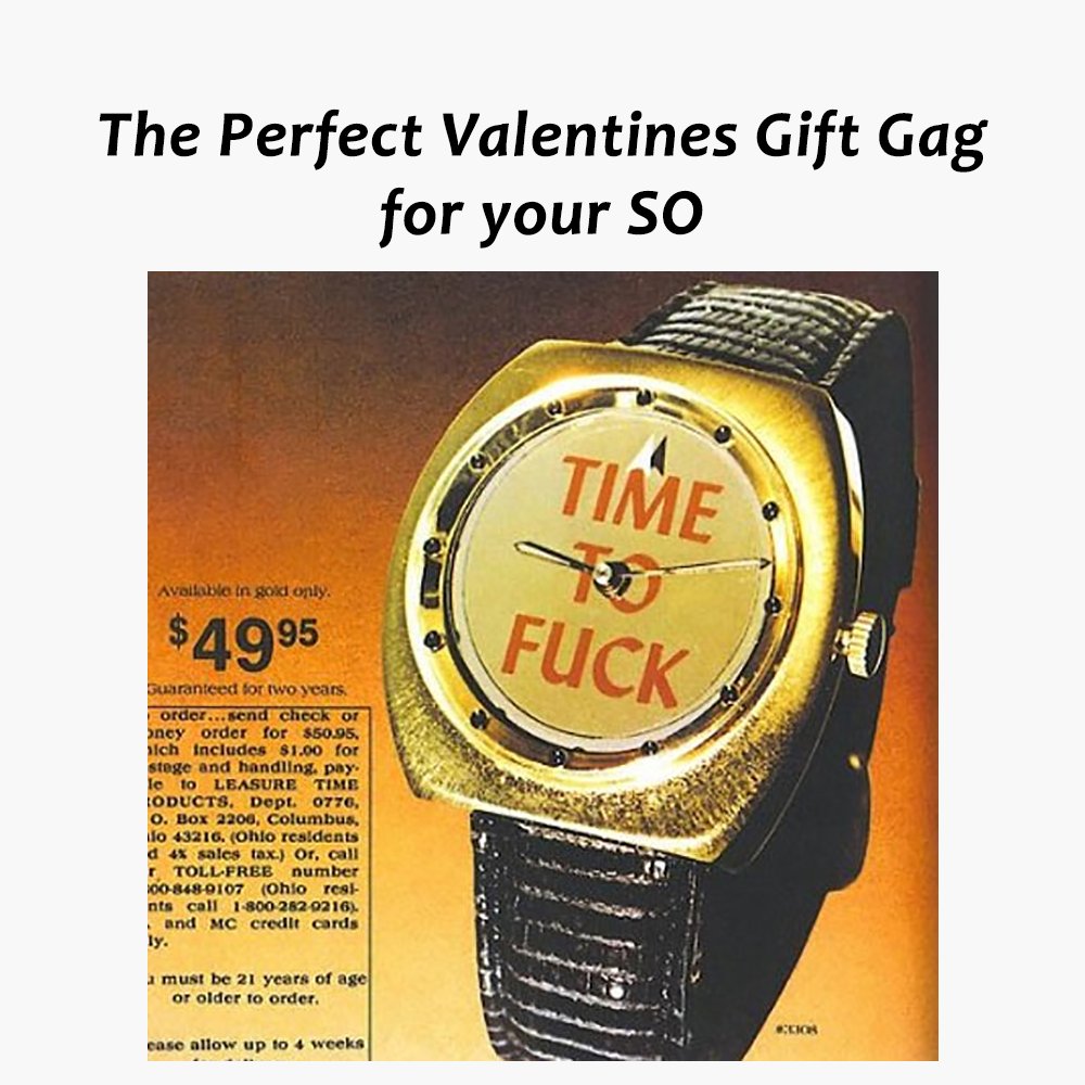 Worst Valentine's Day Gift Ever? Tag and DM them! #TeamPier #valentinesday #vanetinesday2018 #watches #funny #comedy