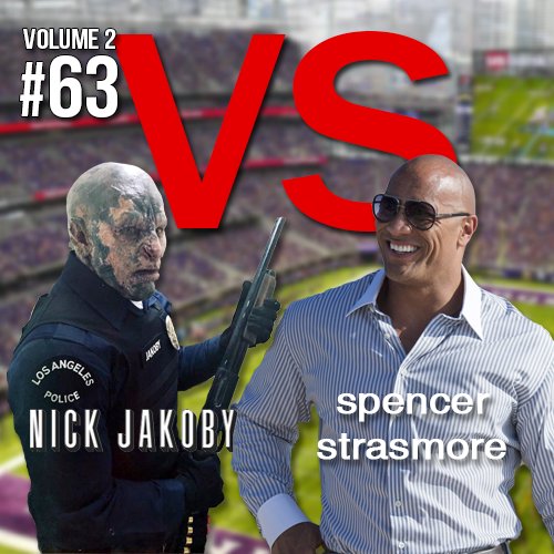 BattleCastShow's tweet image. Warning: THE BIG GAME
Congrats to the team whose fans often punch police horses in the face for winning the Super Bowl. We gon' fight there. It's the orc from Bright vs the orc from Ballers. 
Nick Jakoby vs. Spencer Strasmore. 
bit.ly/2BYgLa9