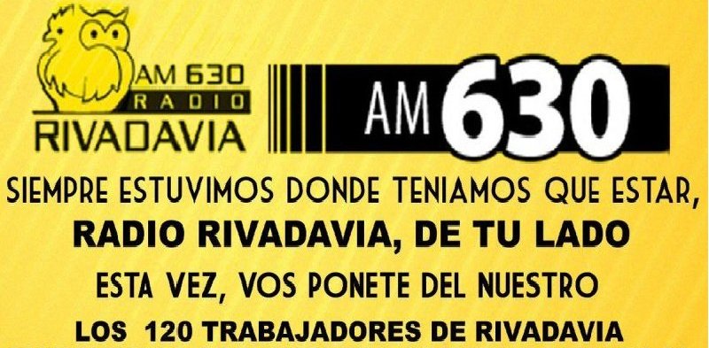 Los 120 trabajadores de Radio Rivadavia no cobran y pueden quedar en la calle bit.ly/2EqtaFA <a href="/sipreba/">SiPreBA - Sindicato de Prensa de Buenos Aires</a> <a href="/SiPreMza/">SiPreMza</a> <a href="/SIPRENCR/">SindicatodePrensaCR</a> <a href="/PrensaFATPREN/">FATPREN</a> <a href="/spr_prensa/">Sindicato de Prensa Rosario</a> <a href="/spneuquen/">Sindicato de Prensa</a> <a href="/deRadios/">Smetient Foundation</a> <a href="/RadioSemilla/">Radio Semilla</a> <a href="/CgiPrensa/">C.G.I Radio Nacional</a> @radiopasilloarg <a href="/MediosData/">RADIODIFUSIONdata</a> @Lr1ElMundo1070 <a href="/clapsyta/">Cecilia Claps</a> <a href="/cbari/">Cecilia Bari</a> <a href="/Nicotrinchero/">Nicolas Trinchero</a>