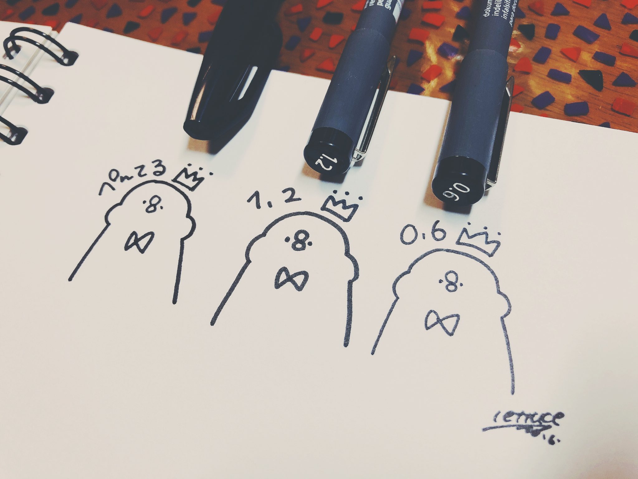 あべみずか れたす ぺんてるのサインペン と Staedtlerの0 6 にさらに1 2が加わったので書く幅が広がりました ぺんてるは使っていく事に味が出て太くなるのがすごく好きです ぶん 文鳥 Buncho イラスト イラストレーター Lettuce工房 T あべみずか れたす ぺんてるのサインペン と Staedtlerの0 6 にさらに1 2が加わったので書く幅が広がりました ぺんてるは使っていく事に味が出て太くなるのがすごく好きです ぶん 文鳥 Buncho イラスト イラストレーター Lettuce工房 T