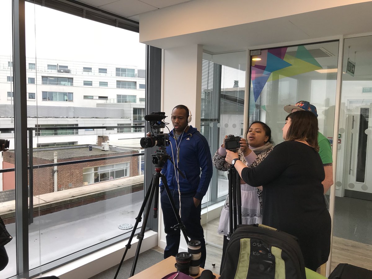 PFmultisports's tweet photo. Great “how to make a documentary” workshop taking place @LondonSport with @ChocolateFilms & #ClubWorks clubs & organisations https://t.co/G2Q3mr9mXv