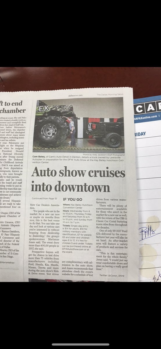 CamsAutoDetail's tweet photo. Featured in the @dallasnews paper! https://t.co/VZigZhRMeX