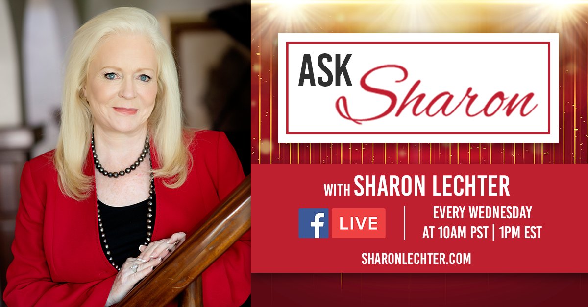 Today is the kickoff!!! Join me on Facebook Live today at 1 p.m., EST as I answer YOUR questions about money, business and life! Comment here with your question or submit to info@sharonlechter.com with email subject ASK SHARON.
#AskSharon #SharonLechter #Money #Business #Finance