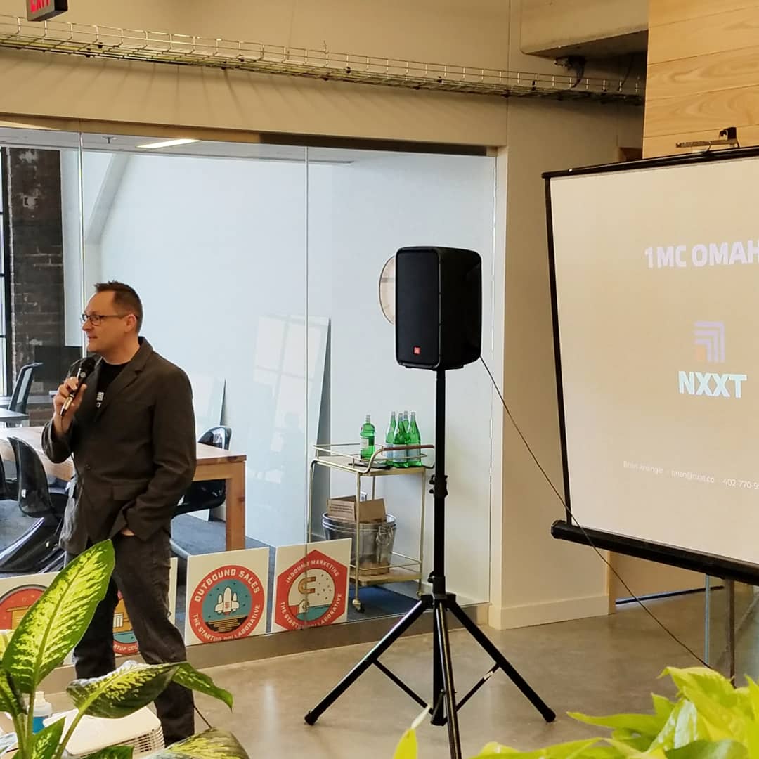 CommVillageOMA's tweet photo. We "love" having @Startup_Collab  bring in special speakers like Brian Ardinger with NXXT for #1millioncups. #HappyVDay
💘 https://t.co/UKvDxOWsFQ