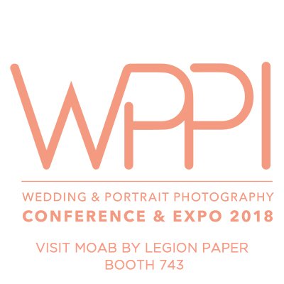 MoabPaper's tweet photo. Attending @RFWPPI ? Stop by the Moab booth for a sample of #EntradaRagTextured and check out the new #FlintPortfolio 

Get your free pass here: https://t.co/GgMqCGkfHL

#MoabPaper #WPPI2018 https://t.co/y9PyMcLfHf