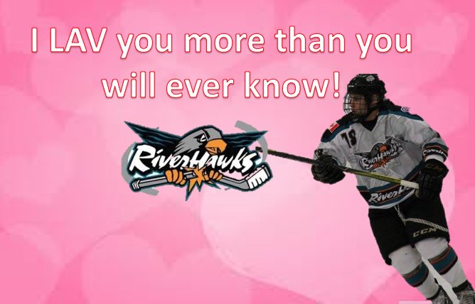 RiverHawksJrC's tweet photo. Happy #ValentinesDay from your Niagara RiverHawks! 😍❤️ https://t.co/1xb5FX4I7r