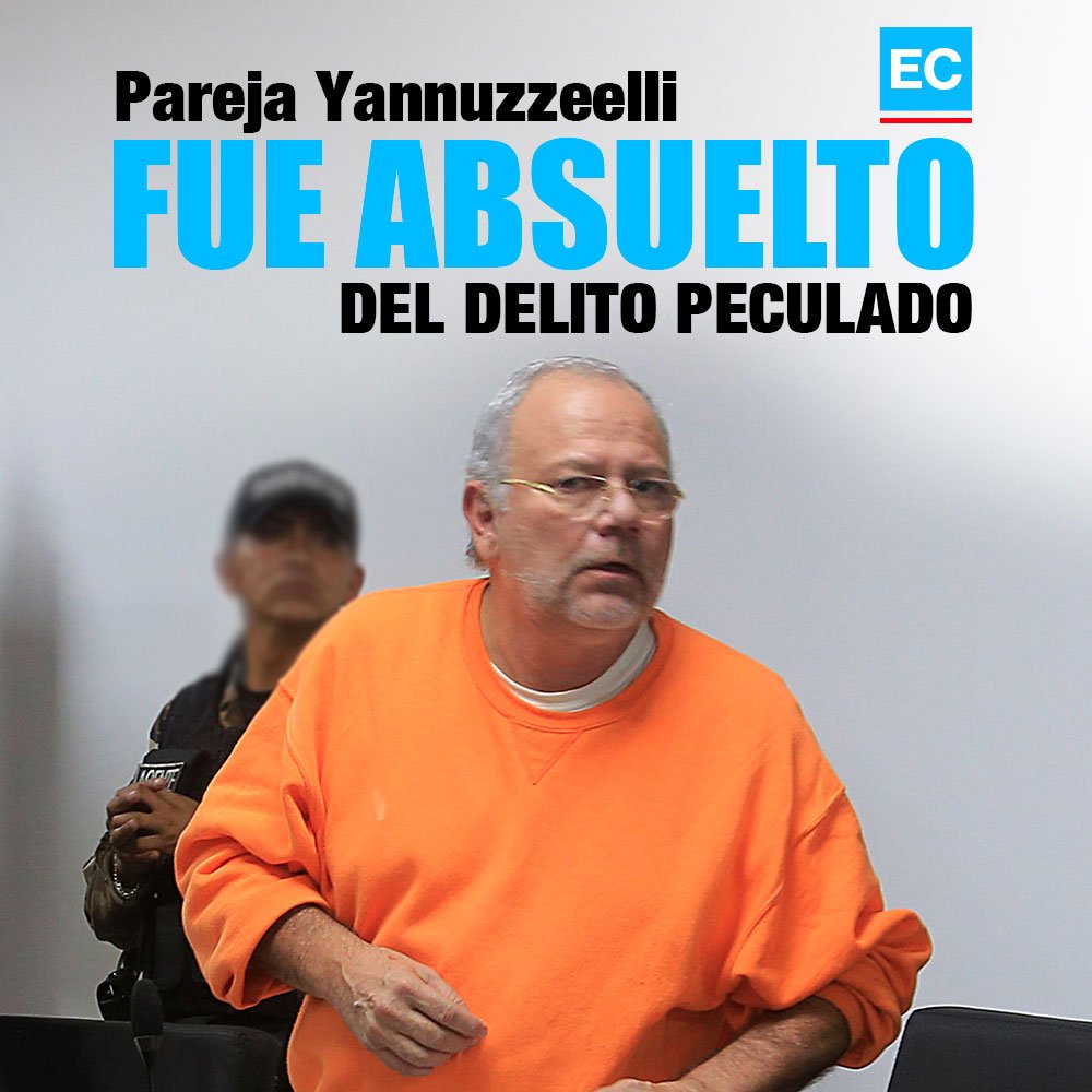 elcomerciocom's tweet photo. [ACTUALIZACIÓN] Fiscalía solicitó que se revoque la orden de prisión preventiva para Pareja Yannuzzeelli en el caso Petroecuador »  https://t.co/HWpleZLBtM https://t.co/94eIdtAidG