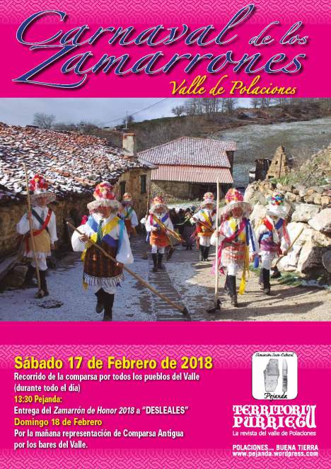 Después de <a href="/lavijanera/">Asociación cultural amigos de la Vijanera</a> y del Carnaval de Piasca, el próximo sábado llega el Carnaval de Zamarrones del Valle de #Polaciones Una buena oportunidad para acercarse al <a href="/valledelnansa/">Valle del Nansa</a> y disfrutar de una celebración tradicional y muy especial.