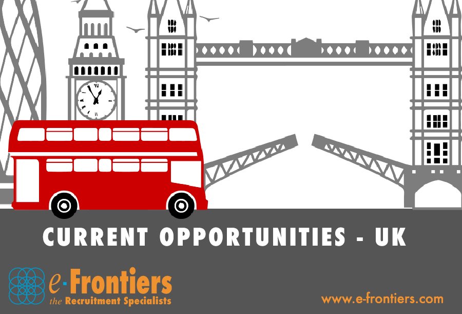 e_frontiersUK's tweet photo. Current open positions in London UK https://t.co/zaxJD3olqG Project Manager, Programme Manager, Digital Marketing Manager, Pre-sales Oracle, Front-end Developer, Digital Architect. https://t.co/QCeZE2IFzs