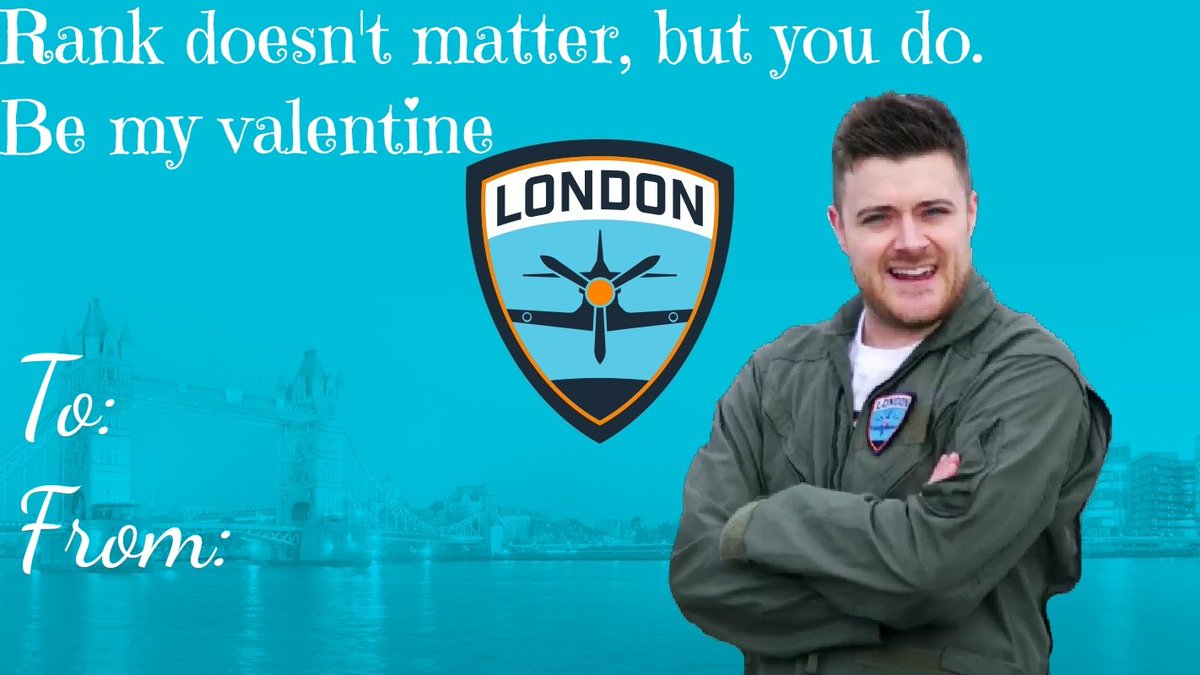 Rank doesn't matter. But you do! 😂😙❤❤ #HappyValentinesDay <a href="/Spitfire/">London Spitfire</a> (made by @BrotherStylosa)