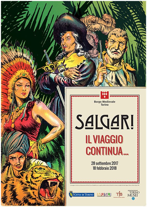 Prorogata la mostra su #Salgari fino al 25 febbraio. #BorgoMedievale