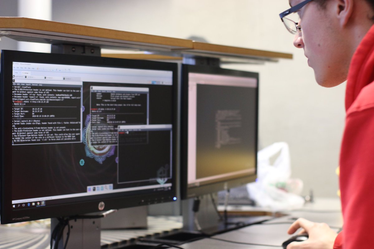 This afternoon <a href="/hackthebox_eu/">Hack The Box</a> gave a very special workshop on ethical hacking, following on from #RemixPlay2 <a href="/disrupt_learn/">Disruptive Media Learning Lab</a> ⚡️

#ethicalhacking <a href="/Credit_Continue/">Dr. Samantha Clarke</a> #CyberSecurity #students #covuni @covunieec #photography