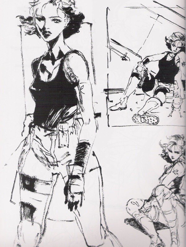 The #ConceptArt of #MetalGearSolid ??
"Meryl Silverburgh"
Artist: Yoji Shinkawa
@metalgear_en @metalgear_jp @Konami @KONAMI573ch @MetalGearSolidV @Kojima_Hideo @Nyxus_MGS @MGSMGN @MgsOuterHaven @MetalGearES @KonamiUK @konamieu @KonamiLatAm @KONAMI_ES @KONAMIFR #Art