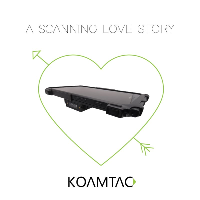 KOAMTAC's tweet photo. Once upon a time the Samsung Galaxy #TabActive2 met the KDC470 SmartSled Scanner. And they lived happily ever after. https://t.co/fpMDaV8un1 #HappyValentinesDay https://t.co/pwVtNy31sZ
