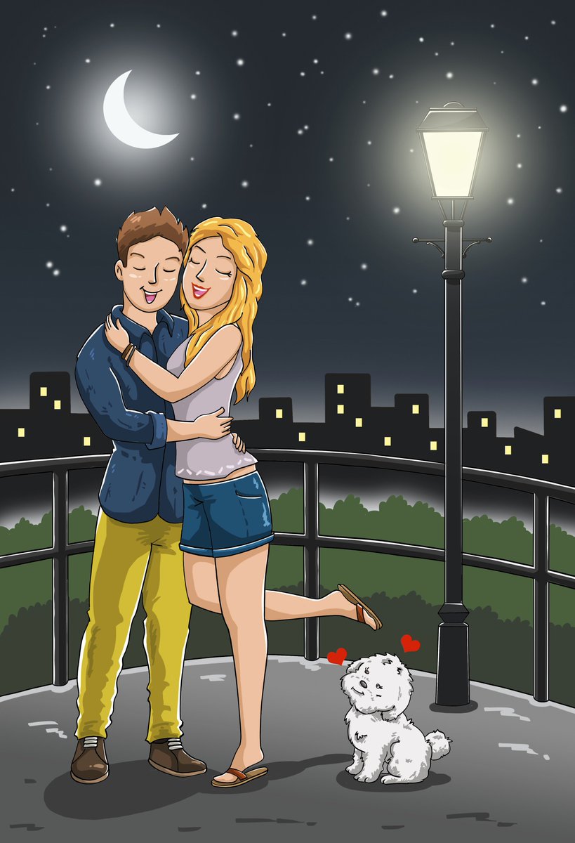 ArtNuria's tweet photo. #HappyValentinesDay #FelizSanValentin 
#commissionart #customcomics #dibujospersonalizados https://t.co/CMalm9SIzD