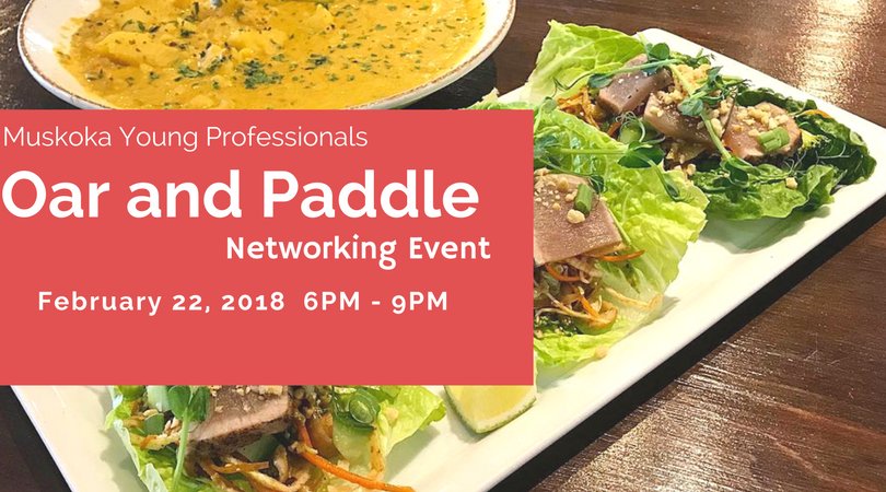 MuskokaYPO's tweet photo. Check out our February event coming to you live from the awesome @OarPaddle, some of the best food in Muskoka... just saying! https://t.co/60A15JINCF https://t.co/FvEUQSF6qp